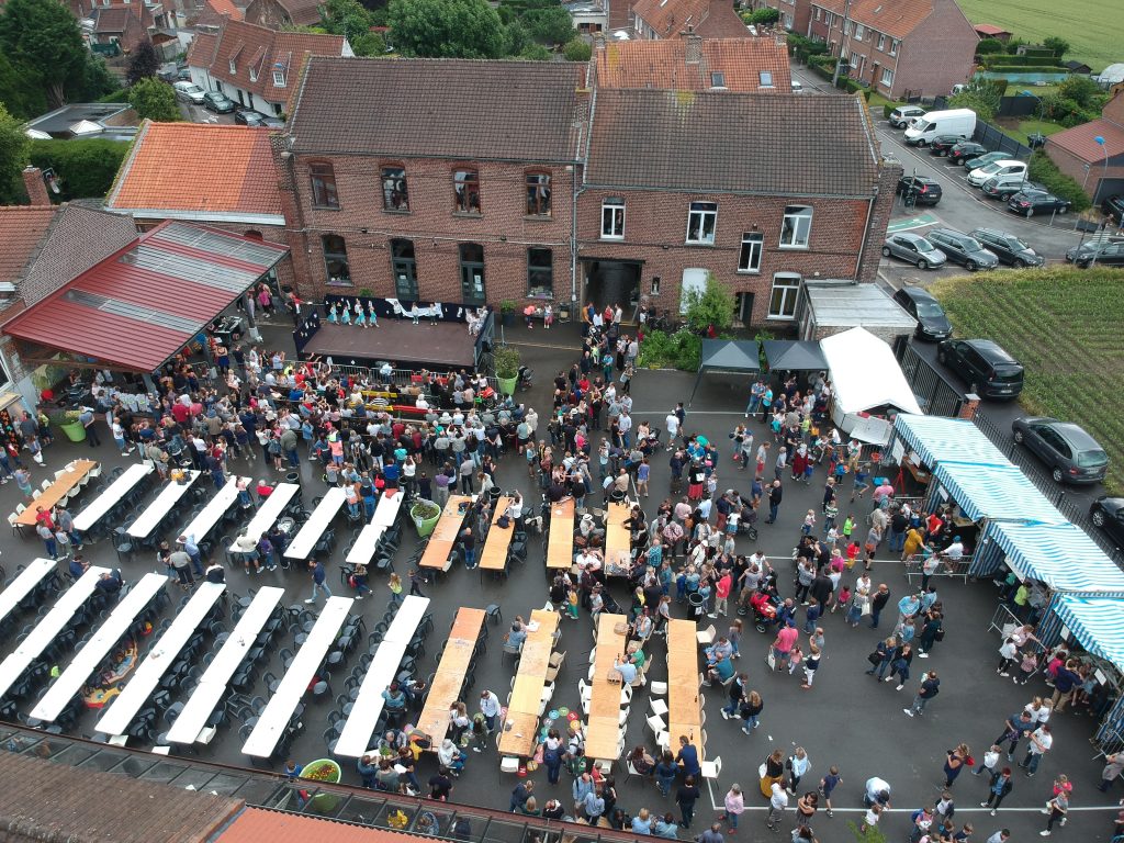 Kermesse 2019 - aérien vue cour 1